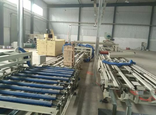 Straw Color Wave Roof Tile Making Machine for Mgo / Mgcl / Fiber Glass Mesh Raw Material