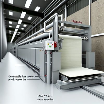 خط تولید تخته های سیمنت فیبر قابل سفارشی با عایق صوتی ≥45dB