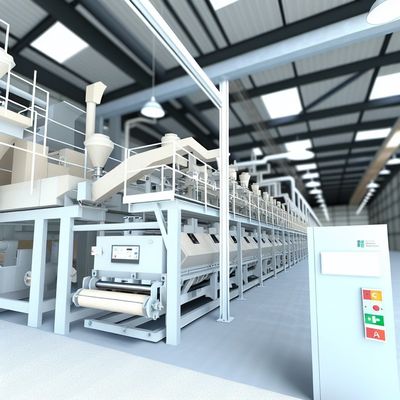 1.2-1.6g/cm3 تراکم خط تولید سیمان فیبر کارت جذب آب کم برای استفاده صنعتی