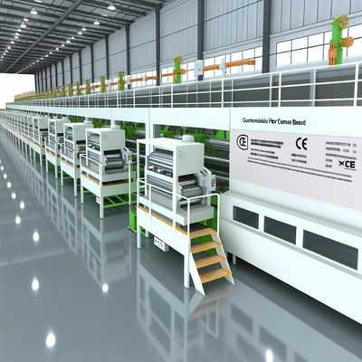 مقاومت در برابر رطوبت خط تولید تخته فیبر سیمان قابل تنظیم با قدرت فشرده سازی قوی