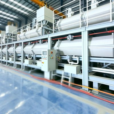 خط تولید تخته فیبر سیمان با 1.2-1.6g/cm3 تراکم و ≤0.25W/mk رسانایی حرارتی