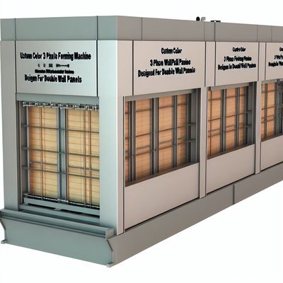 دستگاه ساخت پنل دیواری سه فاز با رنگ سفارشی برای پنل دیواری دوگانه