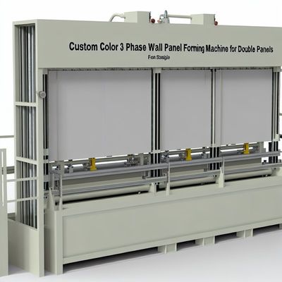 دستگاه ساخت پنل دیواری سه فاز با رنگ سفارشی برای پنل دیواری دوگانه