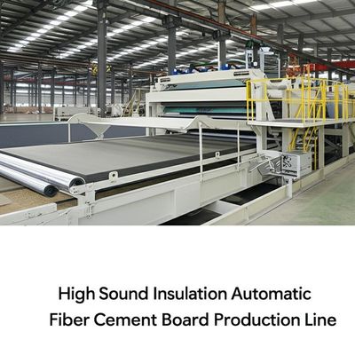 خط تولید اتوماتیک تخته سیمانی الیافی با عایق صوتی بالا برای مواد و راندمان
