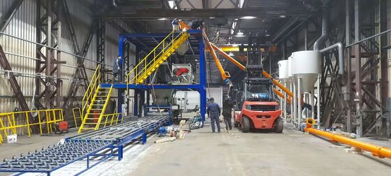 خط تولید اتوماتیک مبلمان با ولتاژ 380 ولت و عایق XPS برای تخته پشتی کاشی