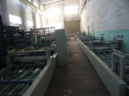 نیمه اتوماتیک فیبر شیشه ای آکسید منیزیم ورق مواد ساختمانی ماشین ساخت ظرفیت بزرگتر 1500 ورق