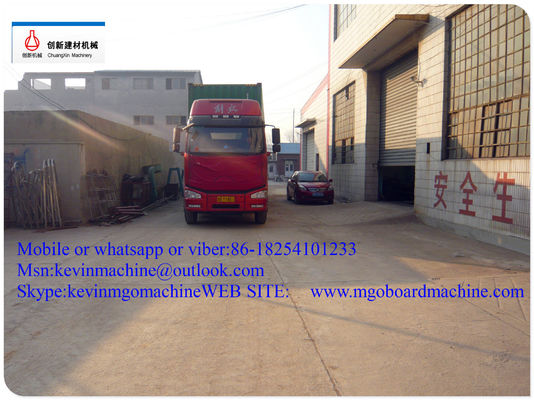 فرآیند تولید تخته منیزیم اکسید دستگاه ساخت تخته برای مبلمان تخته زندگی