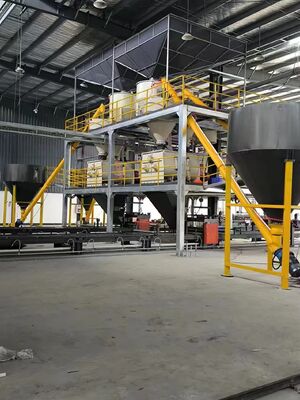 ماشین پانل دیواری XPS با ضخامت پانل 50-250mm، محدوده قدرت 15-30 KW و طول خط 55m