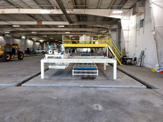 دستگاه اتوماتیک ساندویچ پانل، مواد پرکننده پودر سیمان و تولید پودر تالک