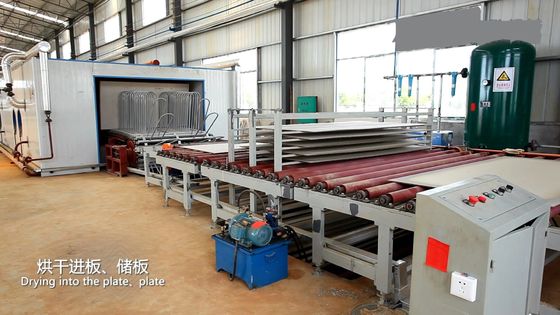 دستگاه تخته سیمانی فیبر ضد حریق سفید و دستگاه تخته دیوار خارجی