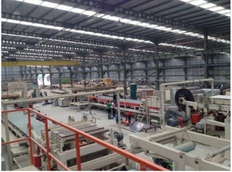 ماشین‌آلات ساخت مواد ساختمانی ضدحریق، تولید پانل‌های ساندویچی پلی‌اورتان